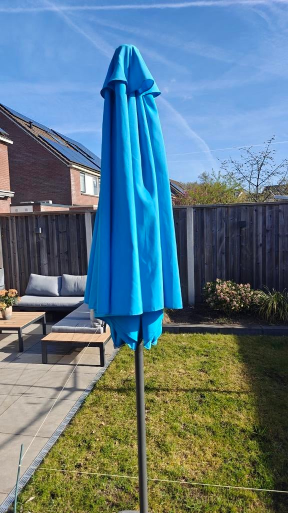Parasol - paal goed, nieuw doek nodig, Ophalen, Gebruikt, Stokparasol