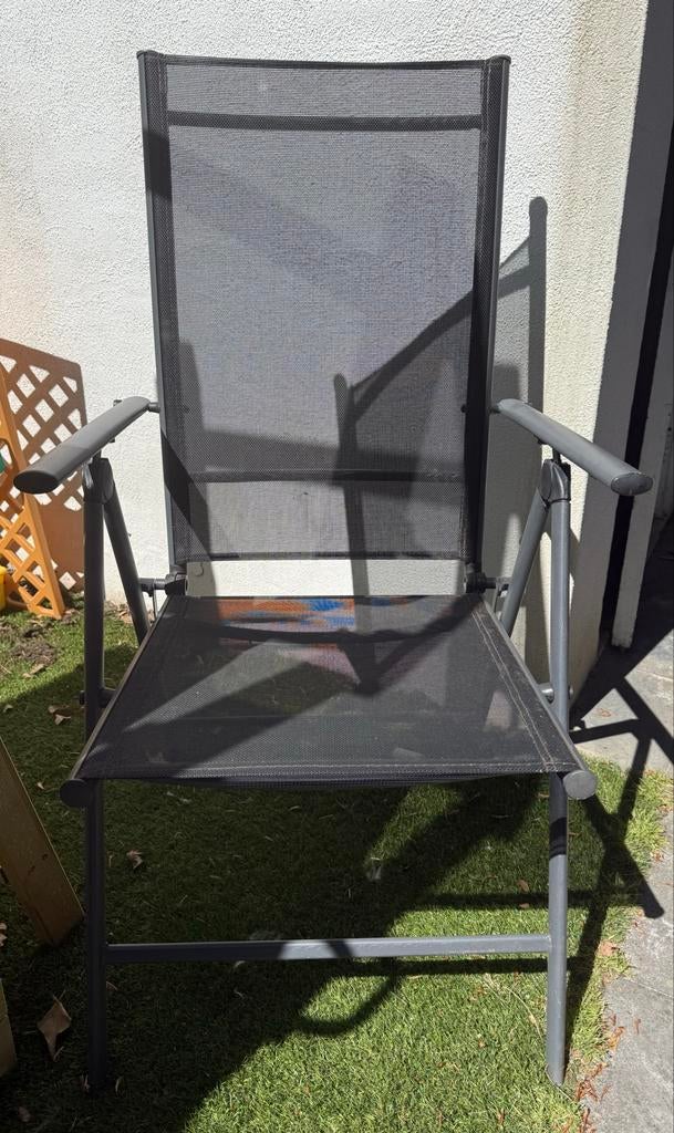 6 Cranenbroek tuinstoelen - inklapbaar en verstelbaar, Tuin en Terras, Ophalen, Gebruikt, Textileen, Inklapbaar