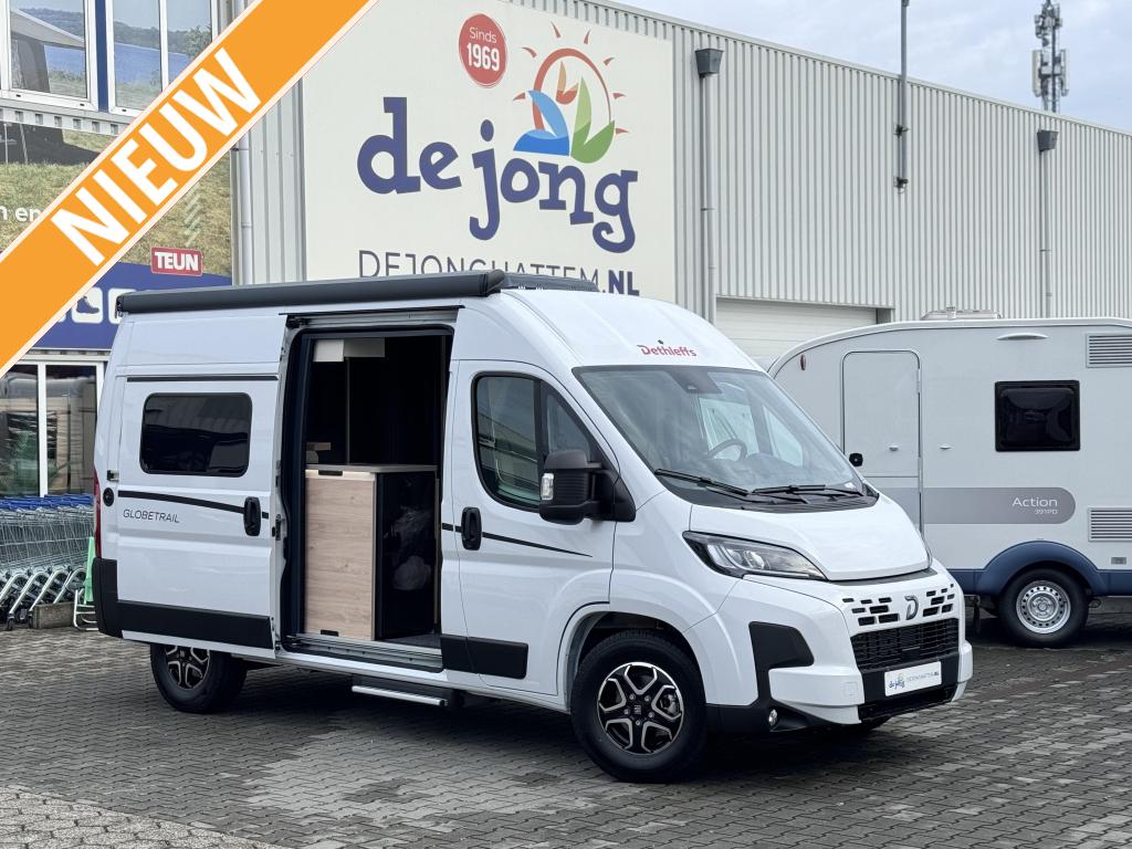 Dethleffs Globetrail 540 DR - Extra voordeel -, Caravans en Kamperen, Campers, Automaat, Buscamper of Camperbus, Fiat, Verwarmde buitenspiegels