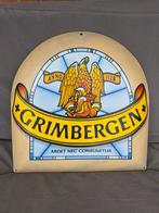 Grimbergen Emaille Reclamebord - Bol Vorm, Ophalen of Verzenden