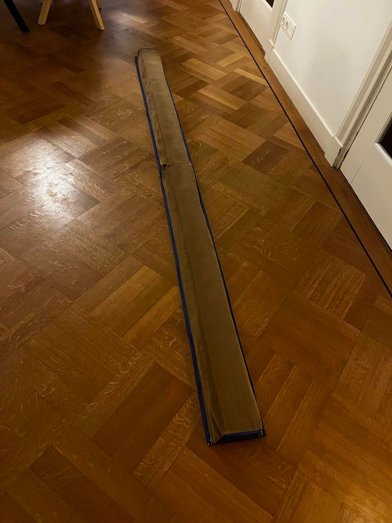 Opklapbare Turnbalk 240cm - Ideaal voor Thuis Training, Ophalen of Verzenden, Gebruikt, Bruin, Materiaal