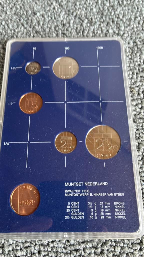 Muntset 1984 FDC, Postzegels en Munten, Munten | Nederland, Ophalen of Verzenden, Koningin Beatrix, Overige waardes