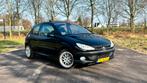 Peugeot 206 2.0 GTI 16V 3D 2002 Zwart, Auto's, Peugeot, 1025 kg, 136 pk, 40 €/maand, 4 cilinders