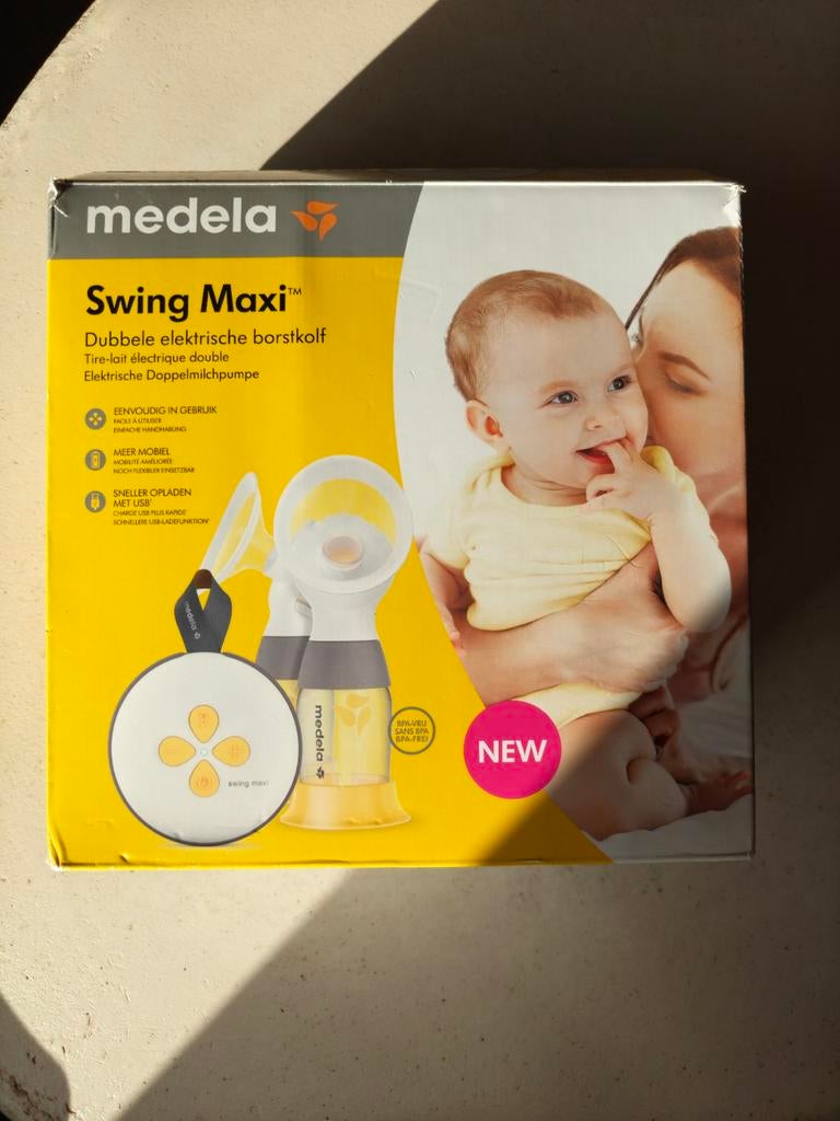 Medela Swing Maxi borstkolf met kolf bh maat S, Kinderen en Baby's, Ophalen of Verzenden, Gebruikt, Borstkolf