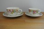 Gien theekop / ontbijtkop  en schotels, Gebruikt, Ophalen of Verzenden, Overige stijlen, Kop(pen) en/of Schotel(s)