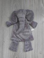 Knuffel knuffeldoekje Difrax olifant elephant grijs L806, Ophalen of Verzenden, Zo goed als nieuw, Beer