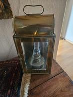 Oude Koperen Scheepslamp, Ophalen of Verzenden