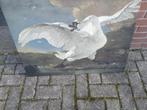 Schilderij met Zwaan, Antiek en Kunst, Kunst | Schilderijen | Klassiek, Ophalen