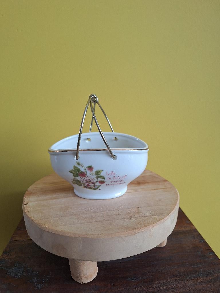 Strawberry Shortcake mandje vintage, Ophalen of Verzenden, Zo goed als nieuw