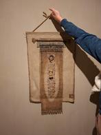 Unieke handgemaakte kalkdoek wanddecoratie, Ophalen of Verzenden, Gebruikt
