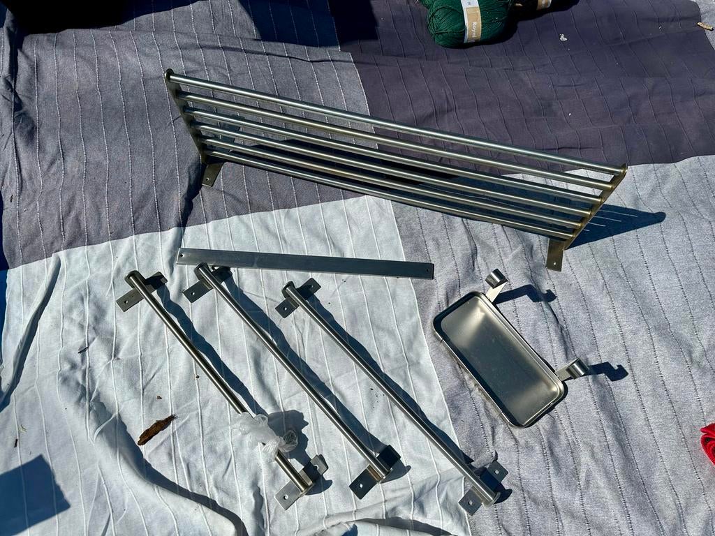 IKEA Grundtal Keukenset, Ophalen, IKEA, Zilver, Metaal