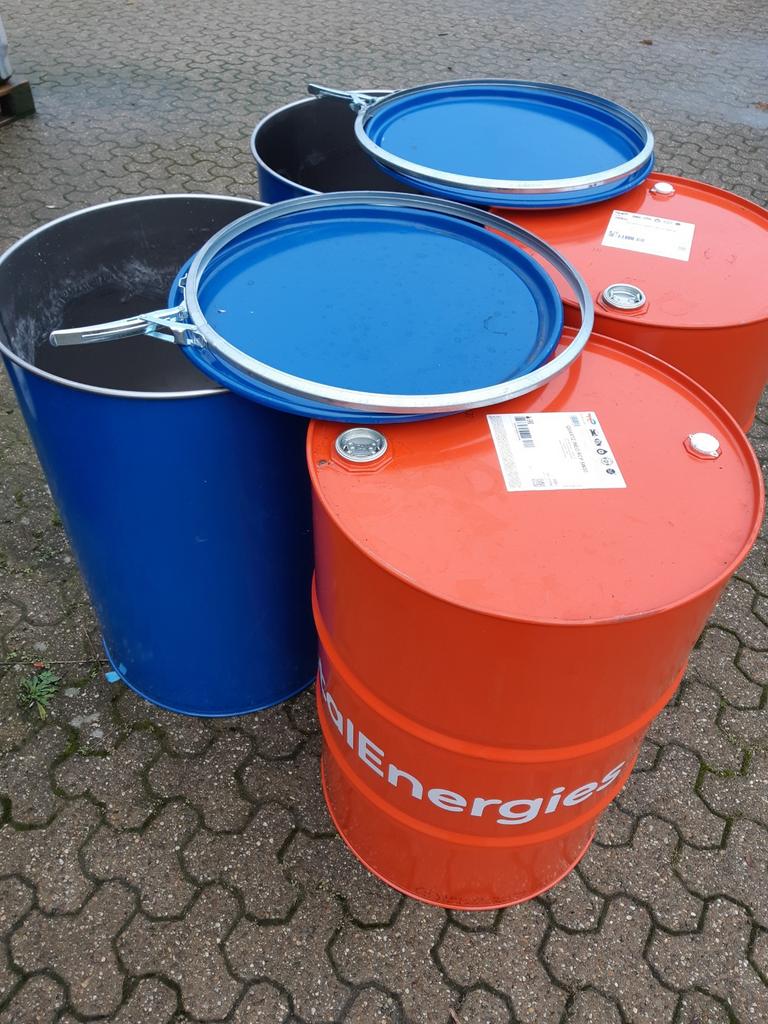 Olievaten vuurkorf statafel plantenbak 60 en 200 liter, Tuin en Terras, Vuurkorven, Ophalen