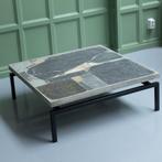 Vintage Kingma salontafel, Huis en Inrichting, Tafels | Salontafels, 100 tot 150 cm, Minder dan 50 cm, Rechthoekig, 50 tot 100 cm