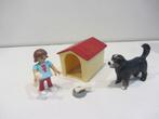 Playmobil 70136 - Meisje met Berner Sennen hond, Ophalen of Verzenden, Gebruikt, Los playmobil