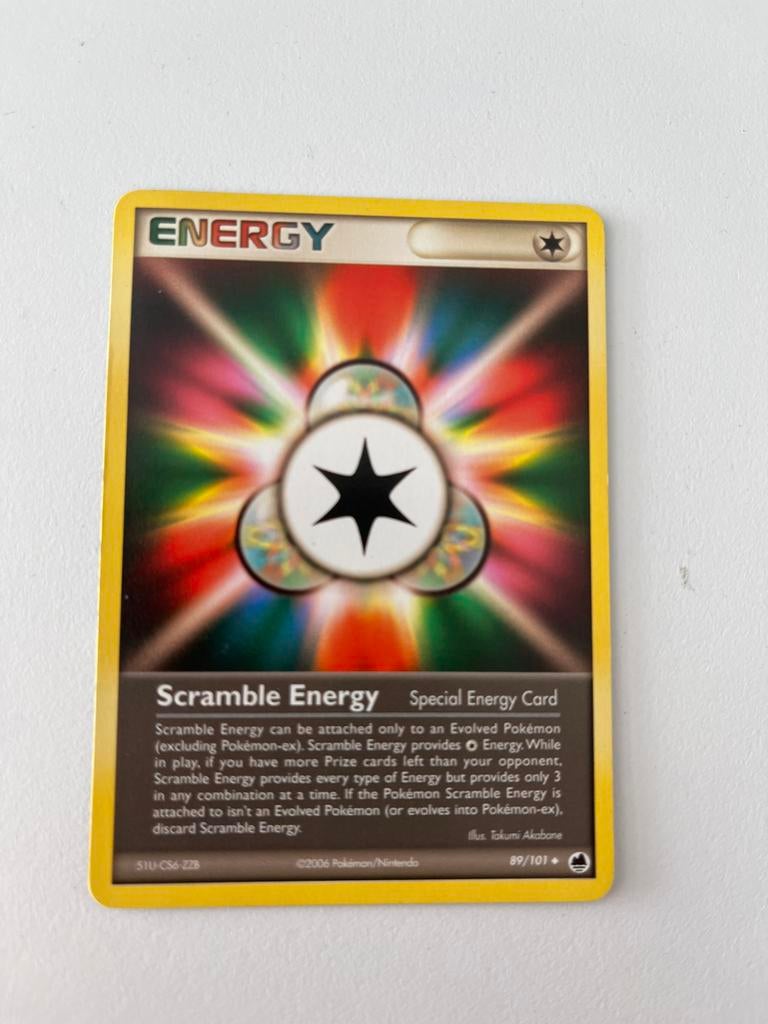Pokemon Scramble Energy Kaart 89/101 EX Holon Phantoms, Ophalen of Verzenden, Zo goed als nieuw, Losse kaart