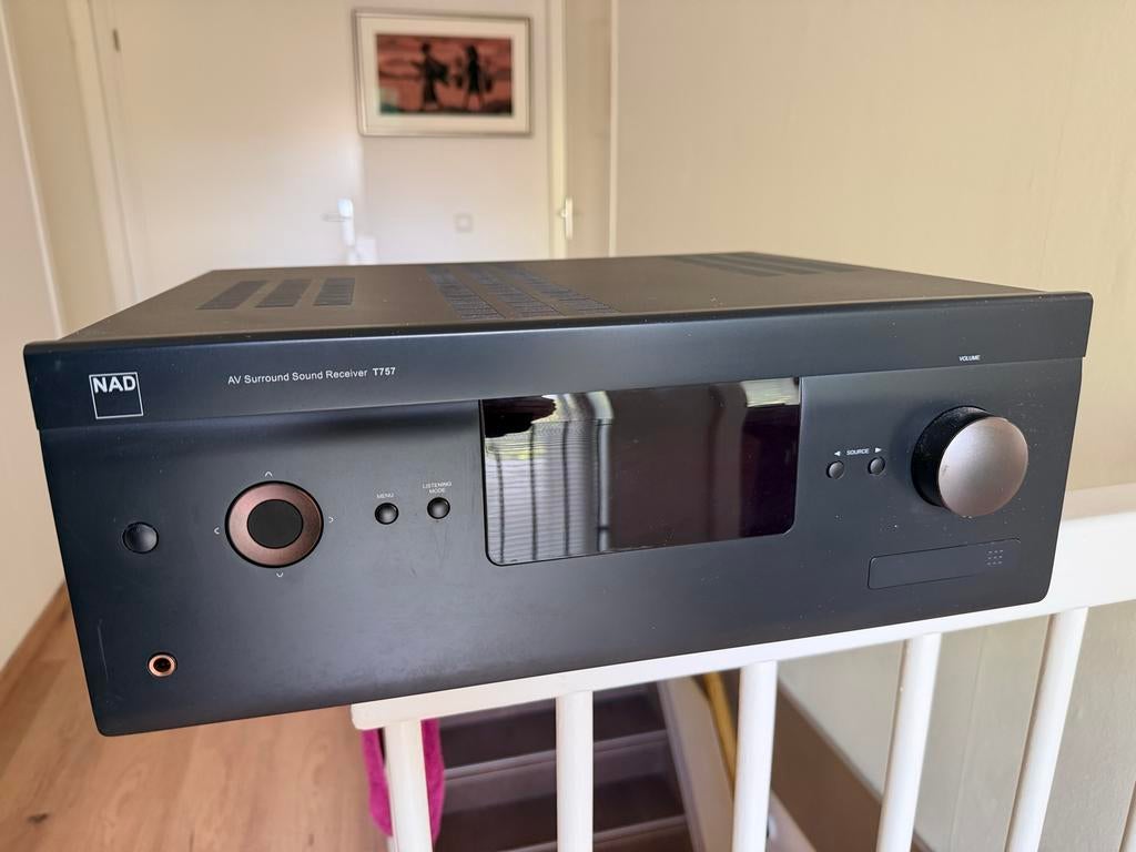 NAD T757 Surround Receiver - Hoogwaardig Stereo & HDMI, Audio, Tv en Foto, Versterkers en Receivers, Gebruikt, 120 watt of meer