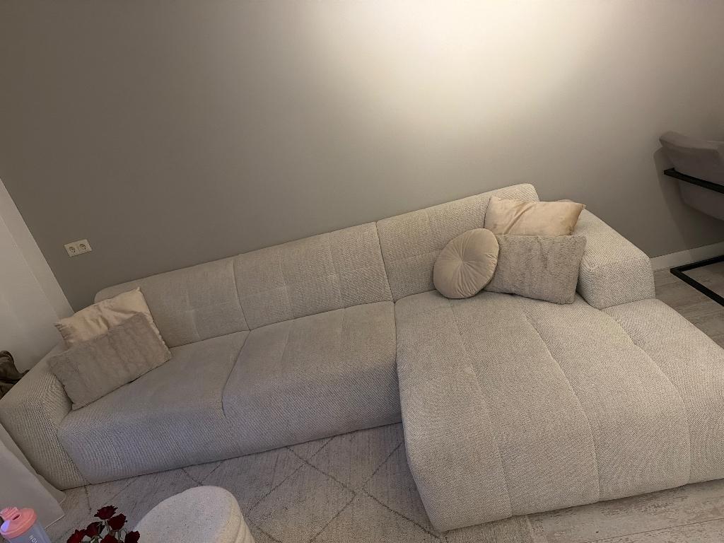 Hoekbank, Huis en Inrichting, Ophalen, Gebruikt, 75 tot 100 cm, 125 cm of meer