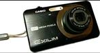 CASIO Exilim EX-Z25 Black Digital Camera 12.1 MP DigiCam CCD, Gebruikt, 12 Megapixel, Compact, Ophalen of Verzenden