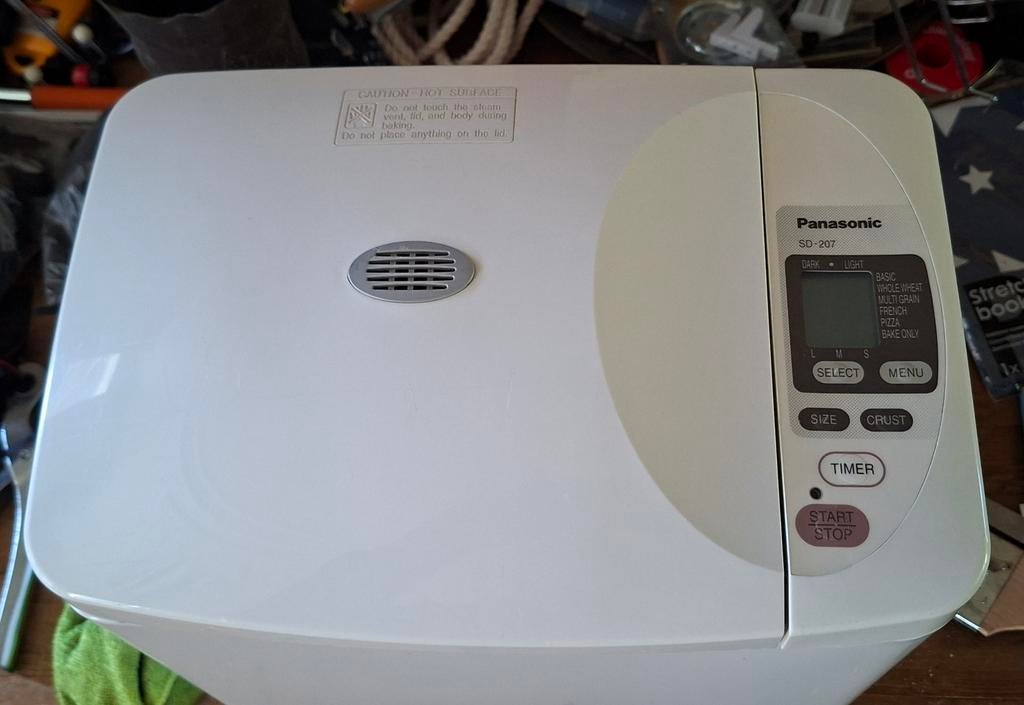 Panasonic SD-207 Broodbakmachine - nooit gebruikt., Met timer, Meer dan 10 programma's, 800 tot 1200 gram deeg, Ophalen of Verzenden