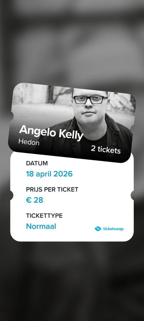 Angelo Kelly, Ophalen of Verzenden