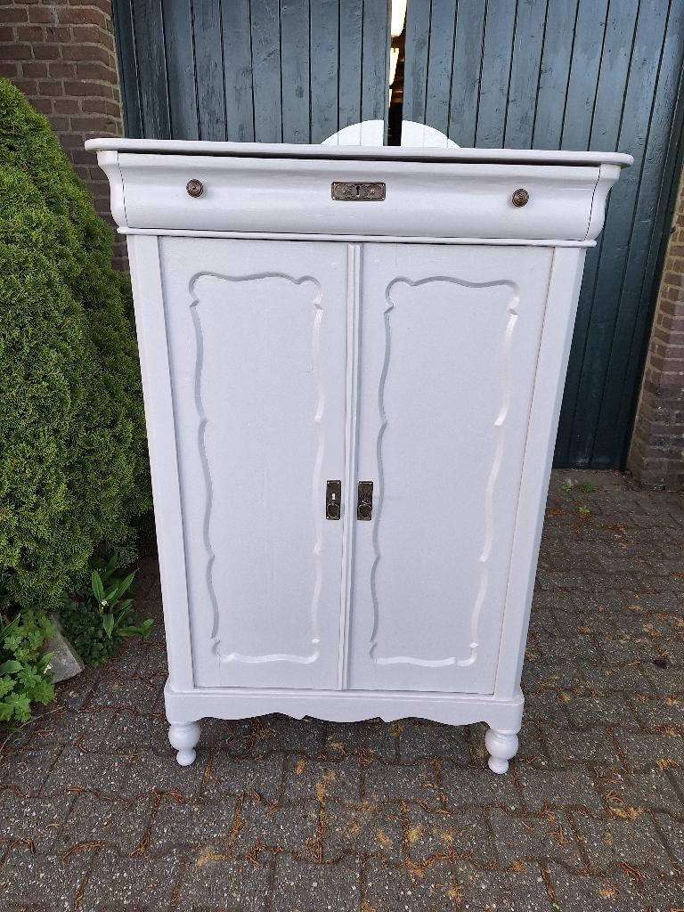 Antiek brocante grenen Biedermeier meidenkast, Antiek en Kunst, Ophalen