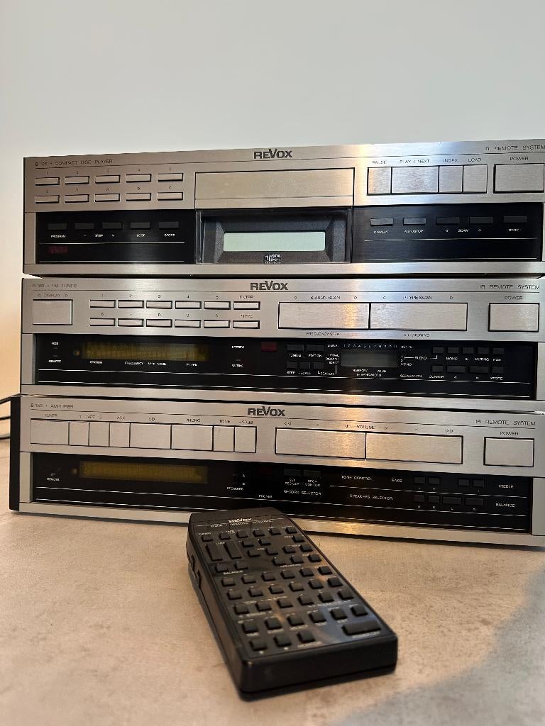 REVOX SET COMPLEET, Zo goed als nieuw, 120 watt of meer, Stereo, Ophalen
