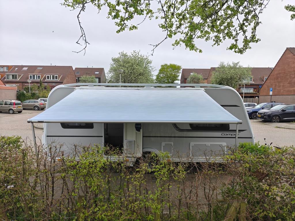 Thule Omnistor 1200 luifel 375x250 Sapphire Blue met extra's, Ophalen, Zo goed als nieuw, PVC, Thule