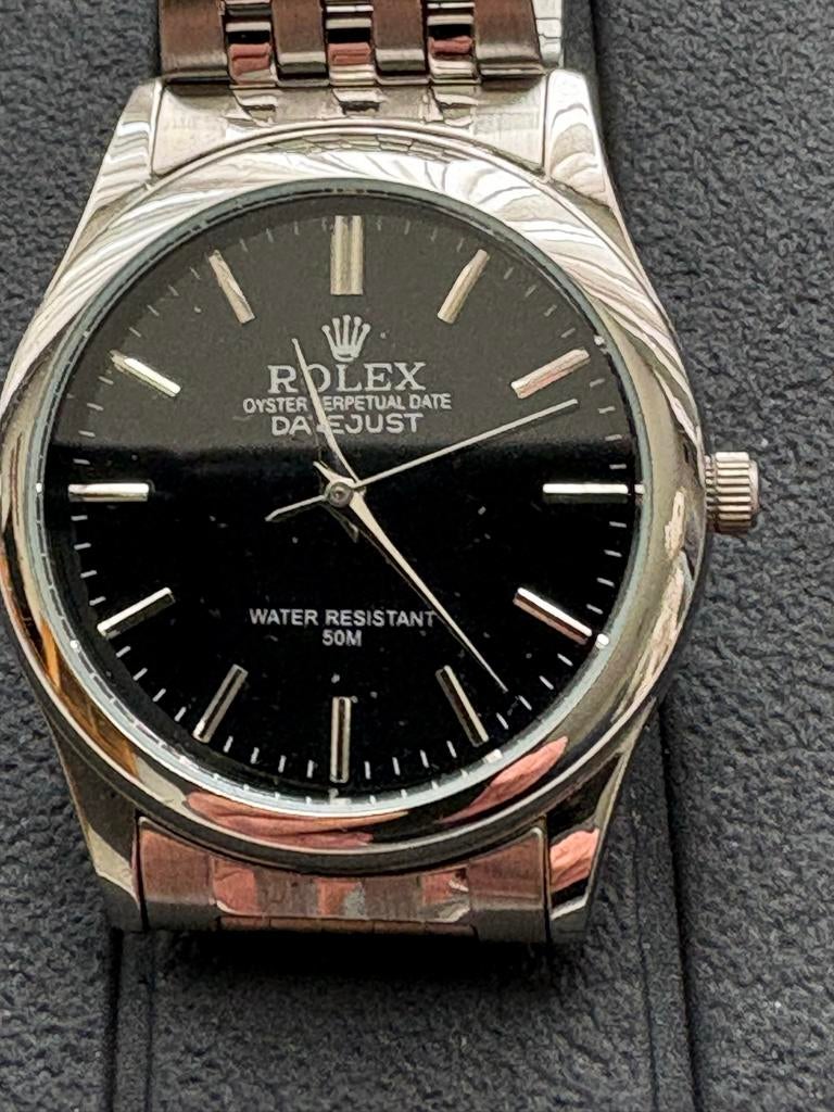 Samstar horloge met zilverkleurige band, Gebruikt, Staal, Polshorloge, Ophalen