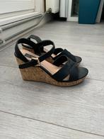 Zwarte sleehakken wide fit maat 38, Ophalen, Schoenen met lage hakken, Zwart, Gedragen