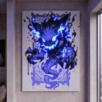 Gengar Phantom Grin Canvas Print - JZL Studio Limited Editie, Ophalen of Verzenden