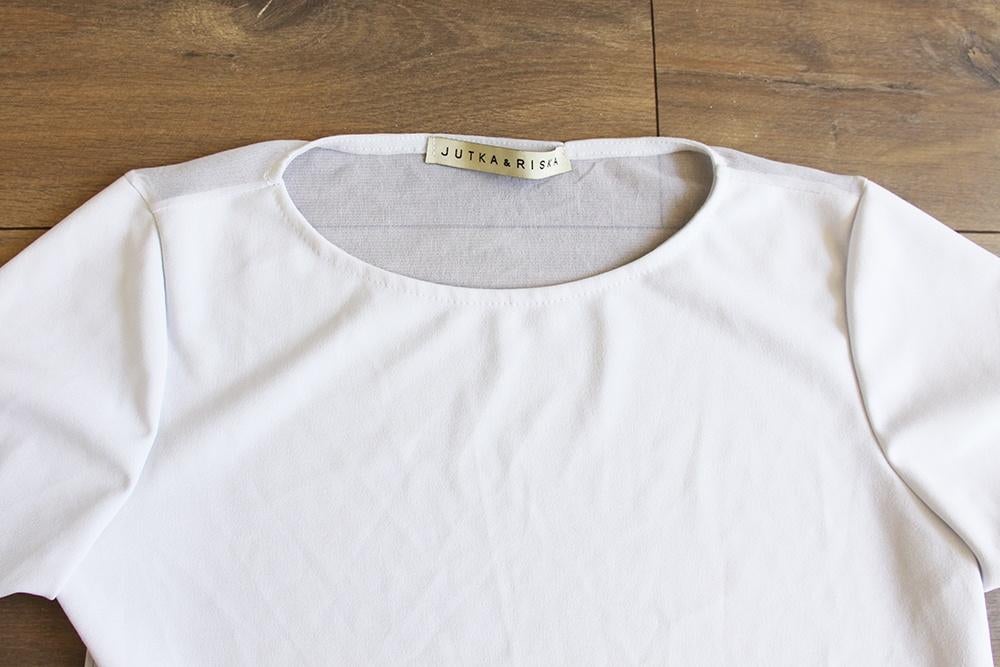 Jutka & Riska Shirtje (M) - 49 € 20,-, Maat 38/40 (M), Jutka & Riska, Beige, Ophalen of Verzenden