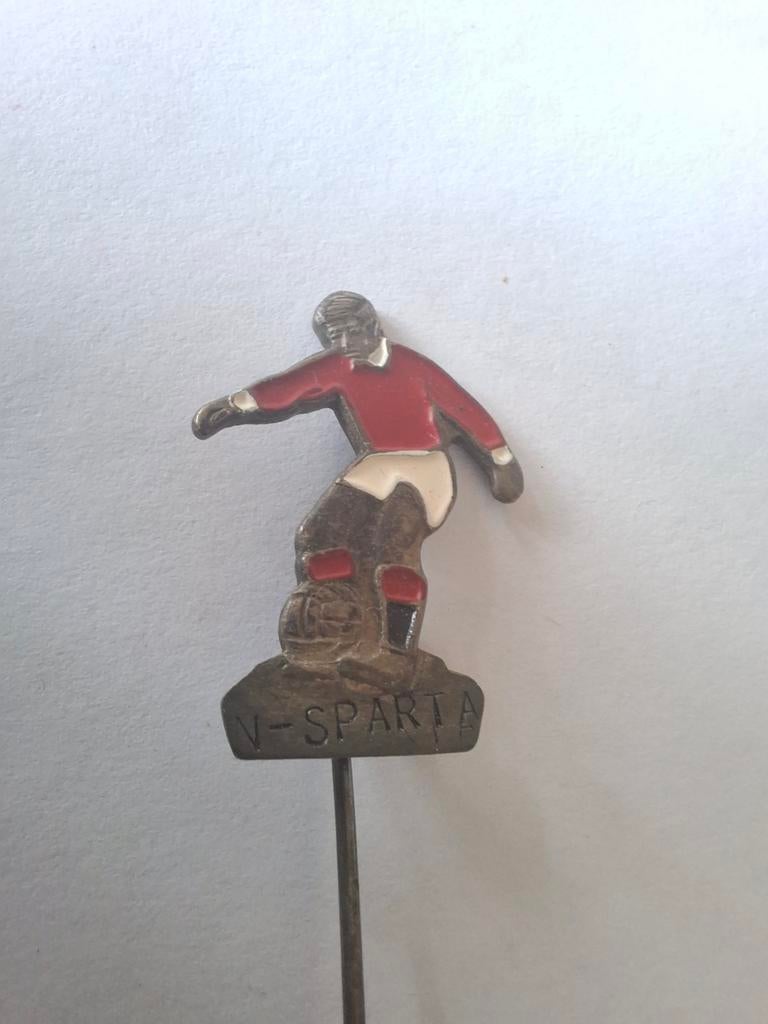 Vintage N-Sparta Voetbal Speldje, Ophalen of Verzenden, Gebruikt, Sport, Speldje of Pin