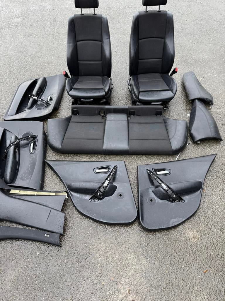 Sportinterieur half leer bmw 1 serie e87, Auto-onderdelen, Interieur en Bekleding, Ophalen of Verzenden, BMW