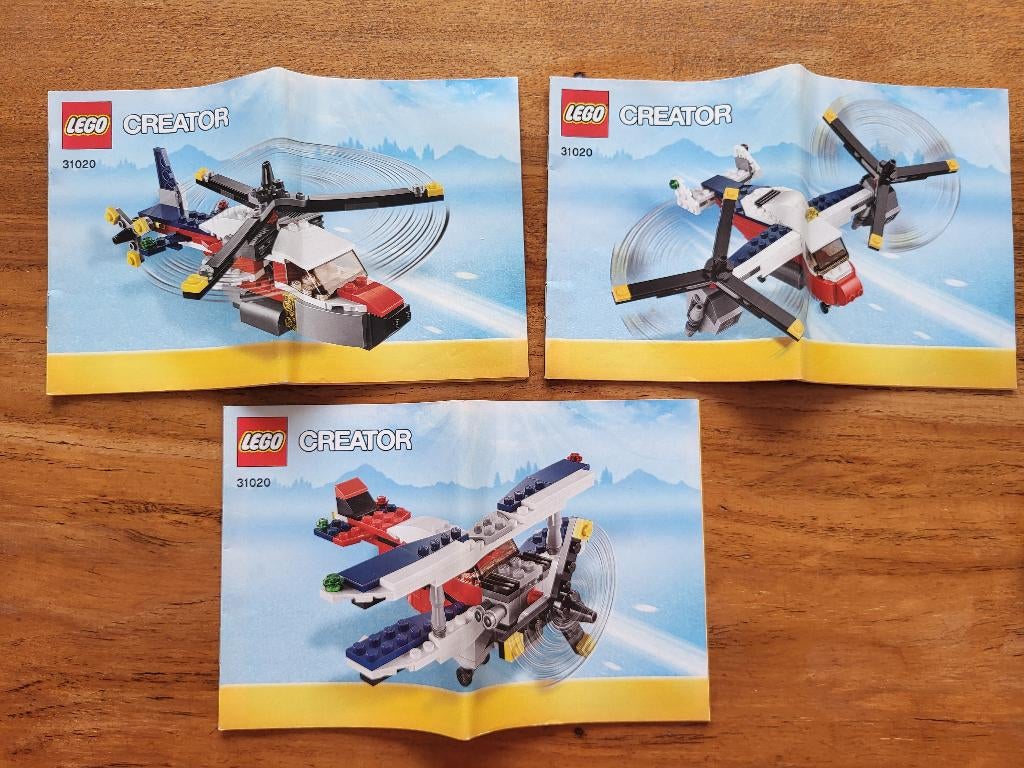 Lego Creator 3 in 1 - Twin Blade Adventures - 31020, Gebruikt, Lego, Compleet, Ophalen of Verzenden