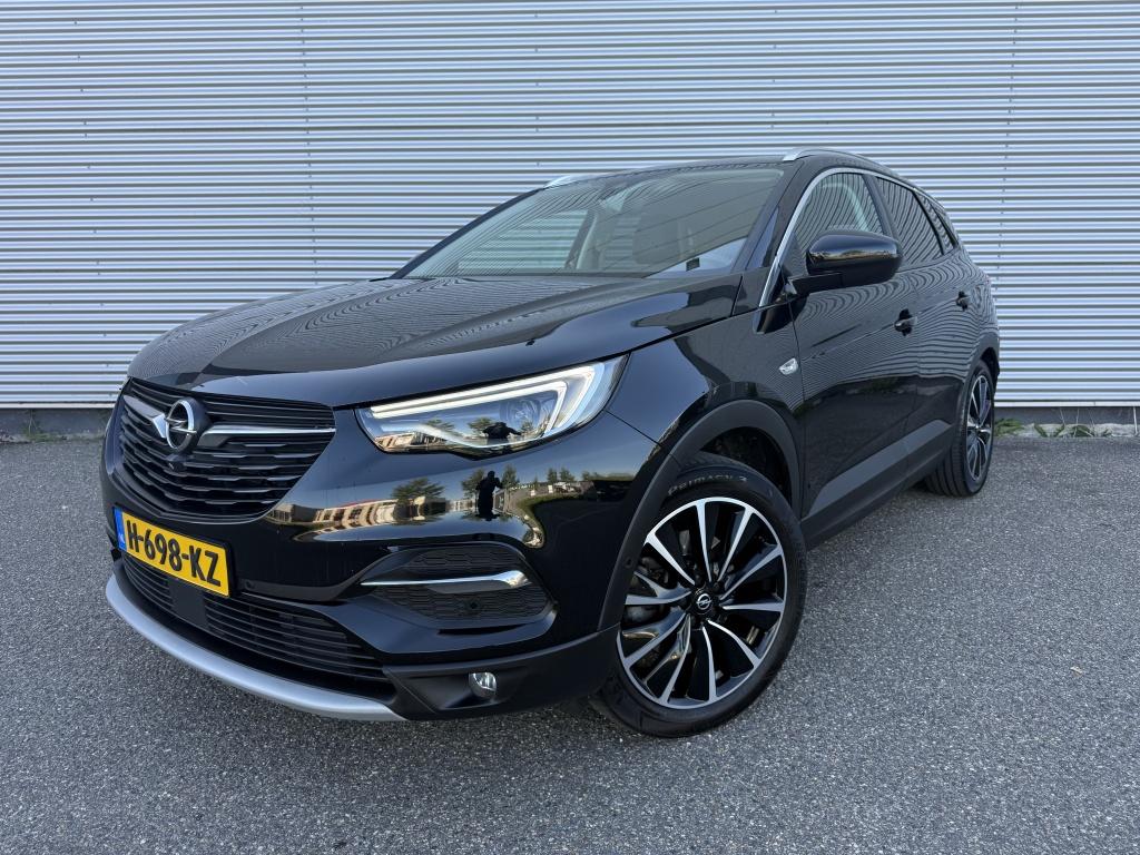 Opel Grandland X 1.6 THybr Innovation NAP Dealer OH Leer Tre, Auto's, Opel, Automaat, 4 cilinders, Adaptive Cruise Control, Zwart