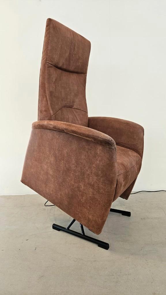 sta op fauteuil Fabulous5 bij zitgemak joure, Huis en Inrichting, Fauteuils, Zo goed als nieuw, Leer, Ophalen of Verzenden