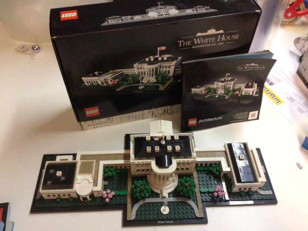 Lego Architecture The White House, Ophalen of Verzenden, Gebruikt, Complete set, Lego