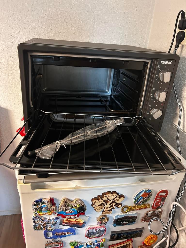 Koenic KMO42622B Mini Oven met Grill - Zo goed als nieuw, Ophalen, Minder dan 45 cm, Hete lucht, Zo goed als nieuw