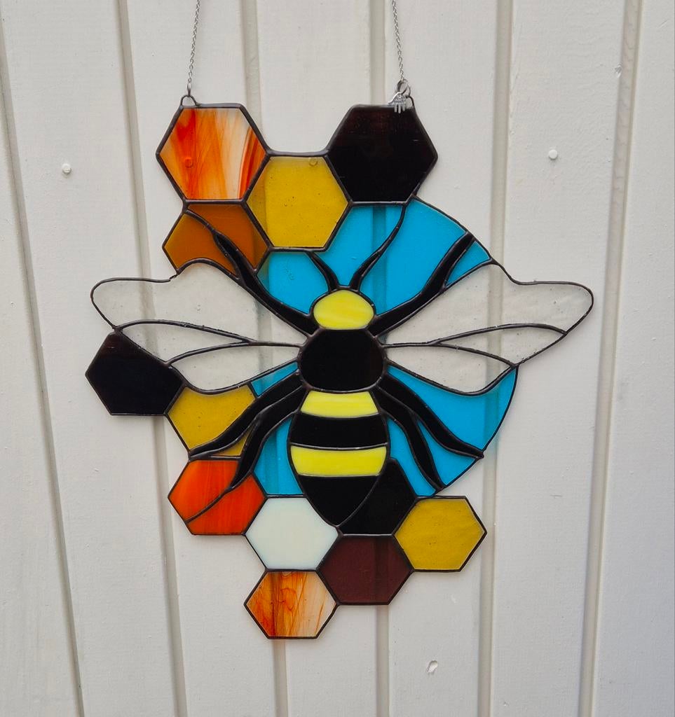Tiffany glas in lood hanger, Ophalen of Verzenden