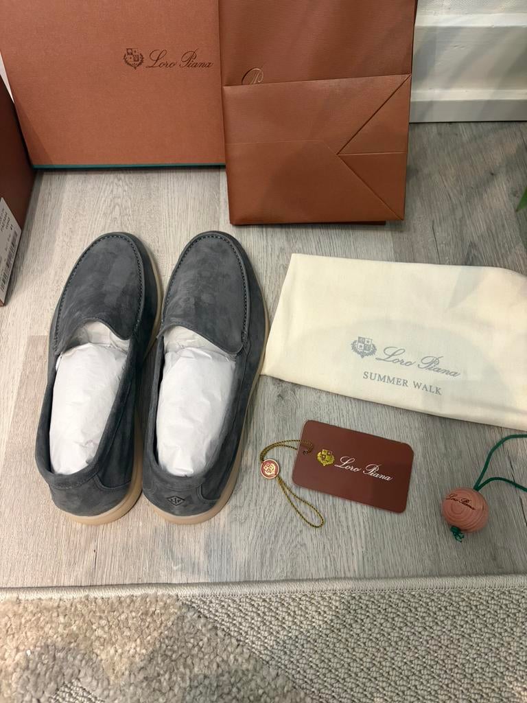 Loro Piana, Ophalen of Verzenden, Zo goed als nieuw, Blauw, Loafers