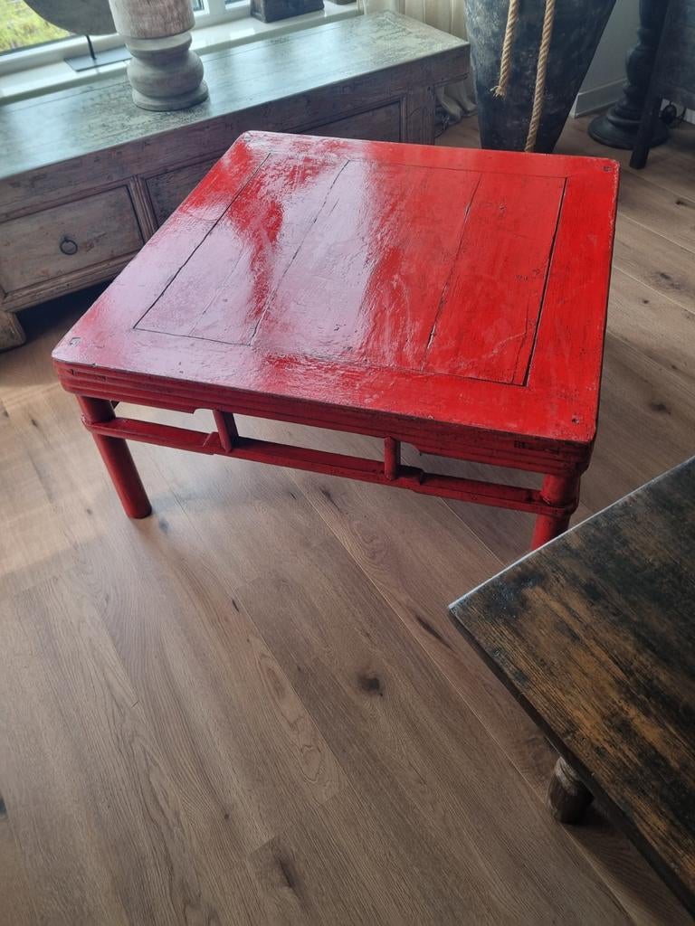 Antiek Chinese Elmwood salontafel, Ophalen