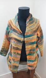 Nieuw gehaakt lang vest L/XL uniek handgemaakt, Handgemaakt, Ophalen of Verzenden, Nieuw, Maat 42/44 (L)