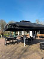 Zo goed als nieuwe Heineken parasols 5x5 meter, 1 jaar oud, Tuin en Terras, Ophalen, Zo goed als nieuw, Meer dan 4 meter
