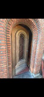 Massief houten voordeur 95cm x 220cm dagmaat, Doe-het-zelf en Verbouw, Deuren en Horren, Ophalen, Zo goed als nieuw, Buitendeur