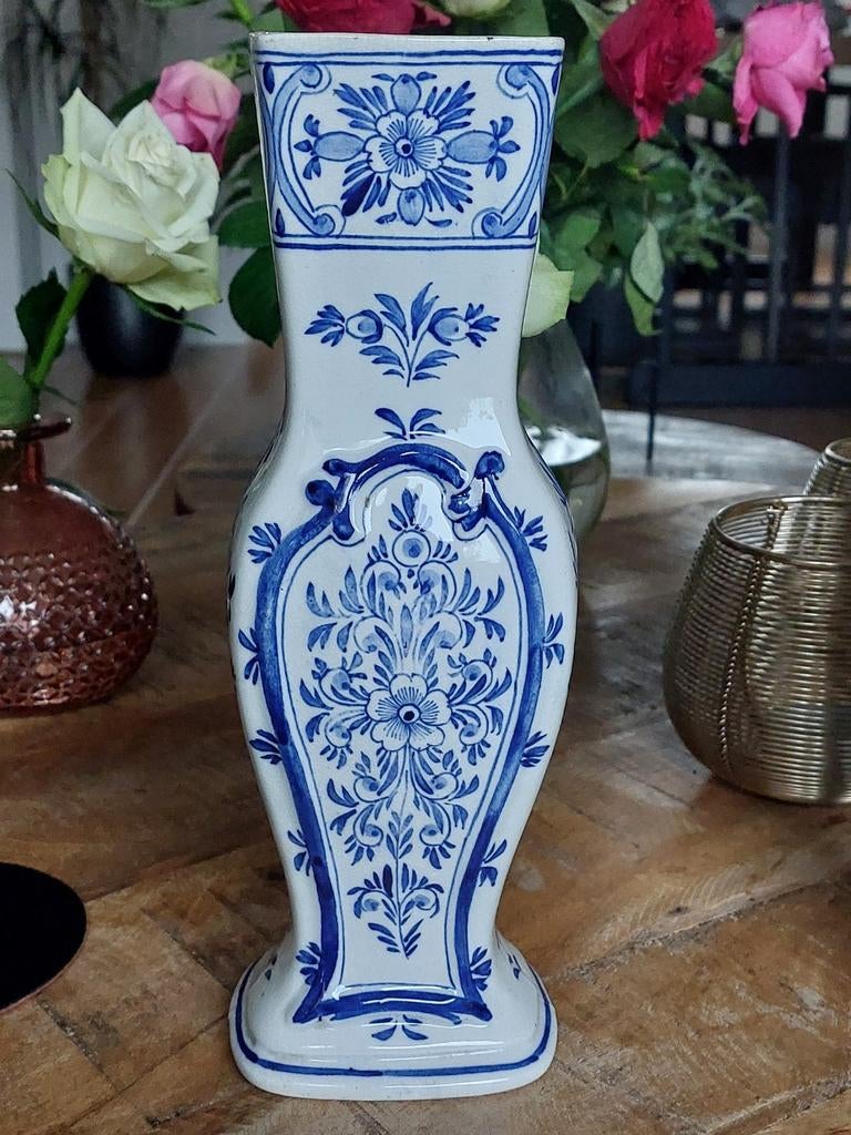 Antieke delfts blauwe vazen van de Porceleyne fles, Antiek en Kunst, Antiek | Vazen, Ophalen
