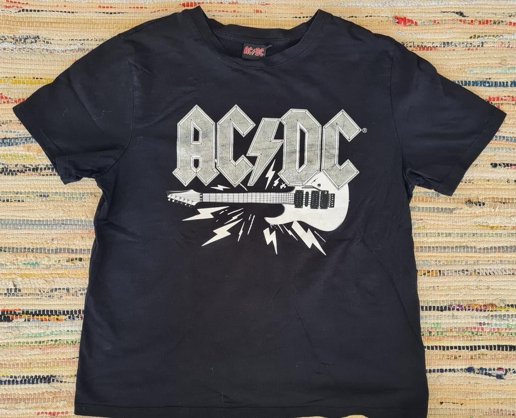 AC/DC Band T-Shirt – Officieel Licensed – Maat L – Zwart/Wit, Maat 52/54 (L), Zwart, AC/DC, Ophalen of Verzenden