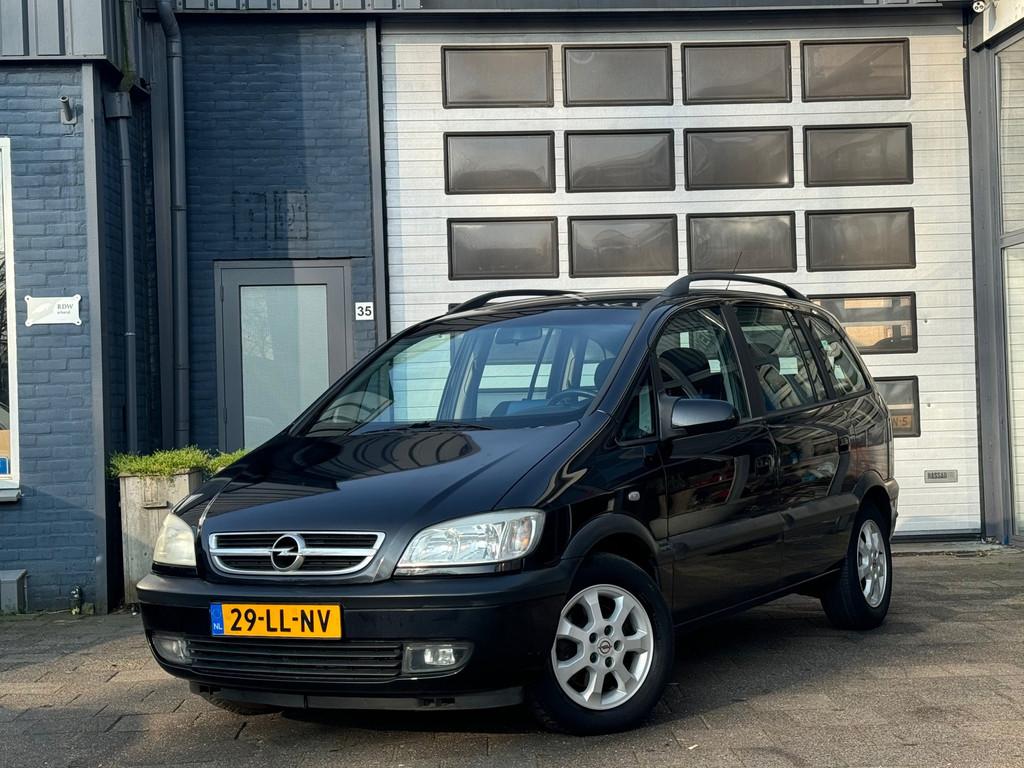 Opel Zafira 1.8-16V Elegance | Clima | Cruise | 7-PERS, Auto's, Opel, Gebruikt, 4 cilinders, Zwart, Origineel Nederlands