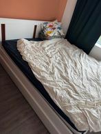 IKEA Longesand tweepersoonsbed 160x200 met luxe lattenbodem, Ophalen, Wit, Tweepersoons, Zo goed als nieuw