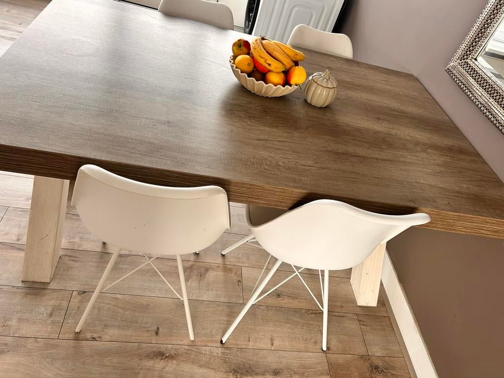 4 witte kuipstoelen ophalen voor 20 euro!, Kinderen en Baby's, Ophalen of Verzenden, Gebruikt