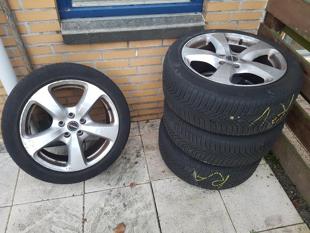 Borbet CC Silver 18 inch 5x114,3  40, Auto-onderdelen, Banden en Velgen, Ophalen, 18 inch, Velg(en), Personenwagen